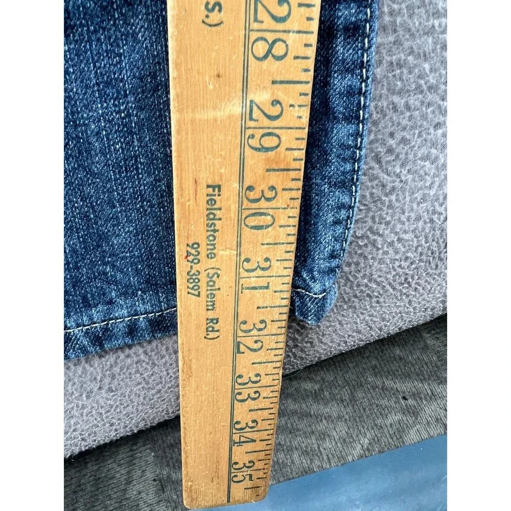 Cassini Jeans Mens 38x32 Blue Medium Wash Straight Leg Denim Pants